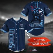 NFL Tennessee Titans Custom Name Deadpool Baseball Jersey