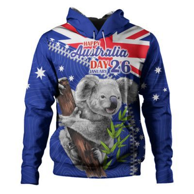 Australia Australia Day Hoodie - Happy Australia Day Hoodie