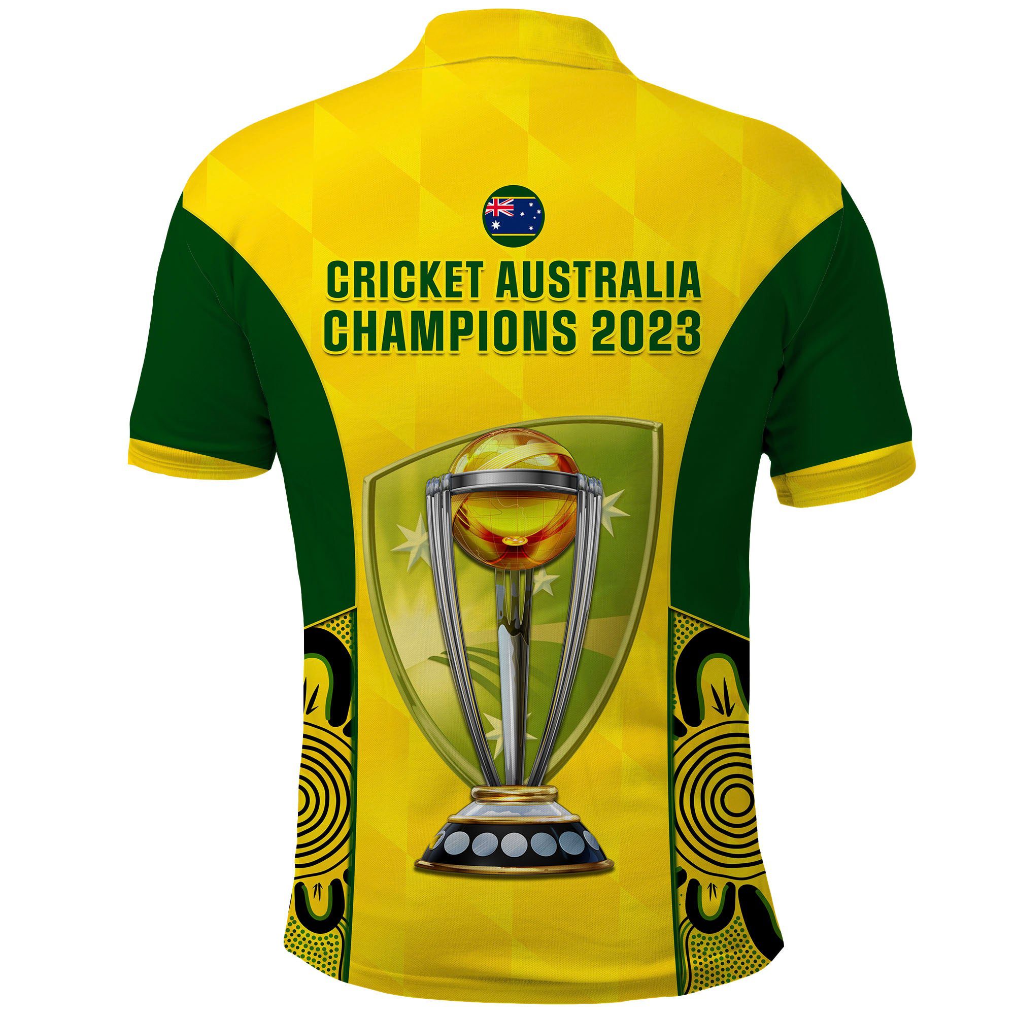 Australia Cricket Polo Shirt Champions World Cup 2023 Australia Cricket Polo Shirt Champions World Cup 2023