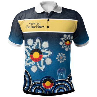 Gold Coast Titans Naidoc Week Custom Polo Shirt - For Our Elders Home Jersey Polo Shirt