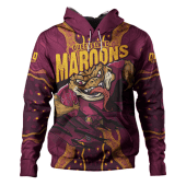 Queensland Maroons Hoodie Maroon Venom QLD Strikeforce