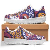 Aboriginal Inspired Patterns Low Top Sneakers F1 - Aussie Landscape Low Top Sneakers