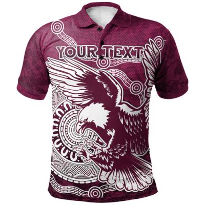 Australia Manly Polo Shirt - Custom Eagle Polo Shirt