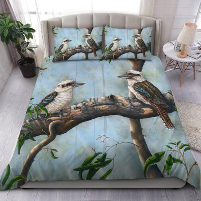 Australia Kookaburra Bedding Set - Laughing Kookaburras Bedding Set