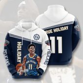 NBA New Orleans Pelicans Jrue Holiday Pullover Hoodie