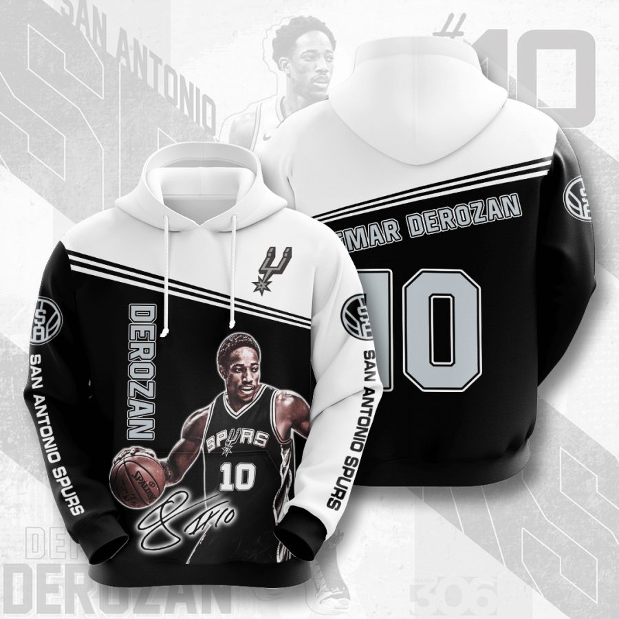 NBA San Antonio Spurs DeMar DeRozan Pullover Hoodie NBA San Antonio Spurs DeMar DeRozan Pullover Hoodie