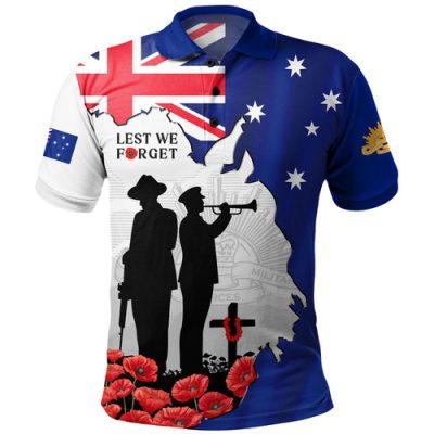 Australia Polo Shirt On This Remembrance Day Lest We Forget In Flanders Fields