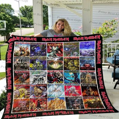 Iron Maiden Quilt Blanket V6