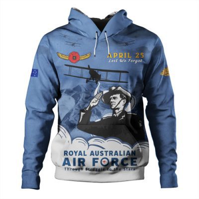Australia Hoodie Anzac Day Royal Australian Air Force Gallipoli Skies
