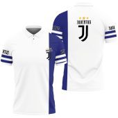 Juventus FC New White Blue Polo Shirt
