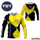 Chevrolet Camaro Yellow Pullover Hoodie