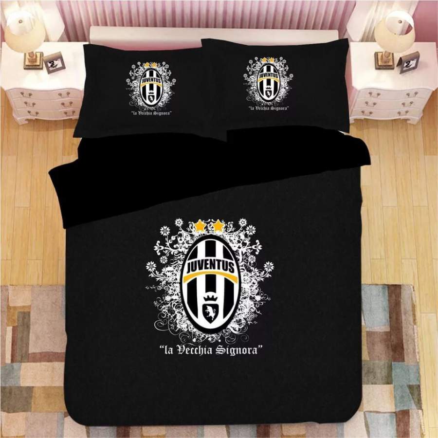 Juventus FC Black Bedding Set V2 Juventus FC Black Bedding Set V2