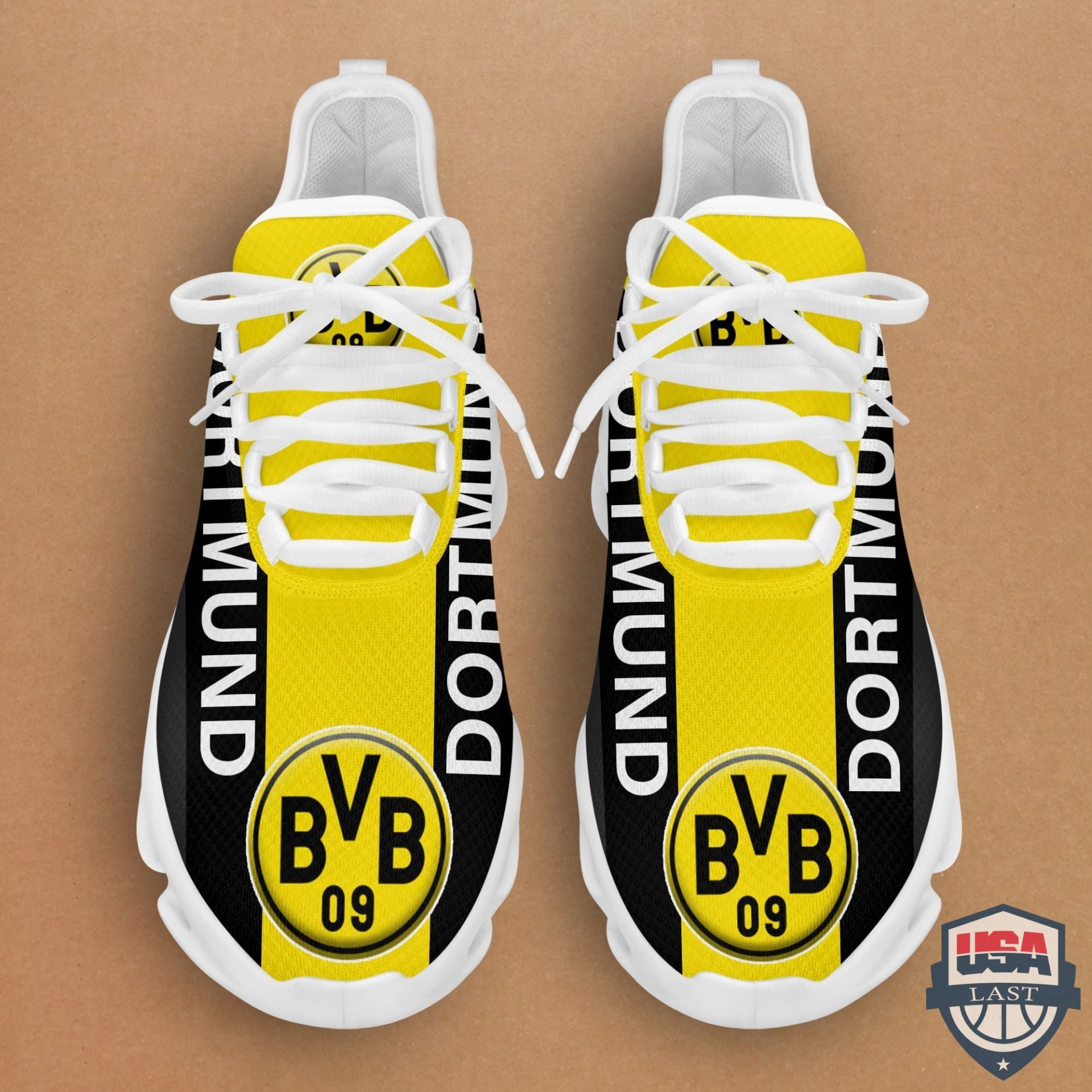 Borussia Dortmund Black Yellow Max Soul Shoes Borussia Dortmund Black Yellow Max Soul Shoes