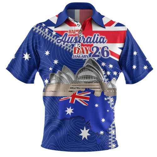 Australia Australia Day Polo Shirt - Happy Australia Day Polo Shirt Australia Australia Day Polo Shirt - Happy Australia Day Polo Shirt