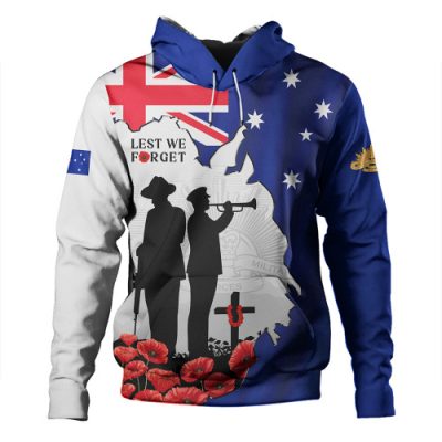 Australia Hoodie On This Remembrance Day Lest We Forget In Flanders Fields