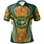 Wallabies Polo Shirt - Custom Super Indigenous Wallabies Championship Scratch Style Polo Shirt