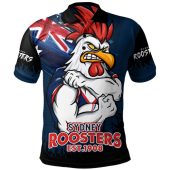 Sydney Roosters Polo Shirt Heart Of A Fighter Tough And Fearless