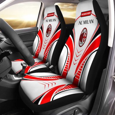AC Milan Silver Red Car Seat Covers