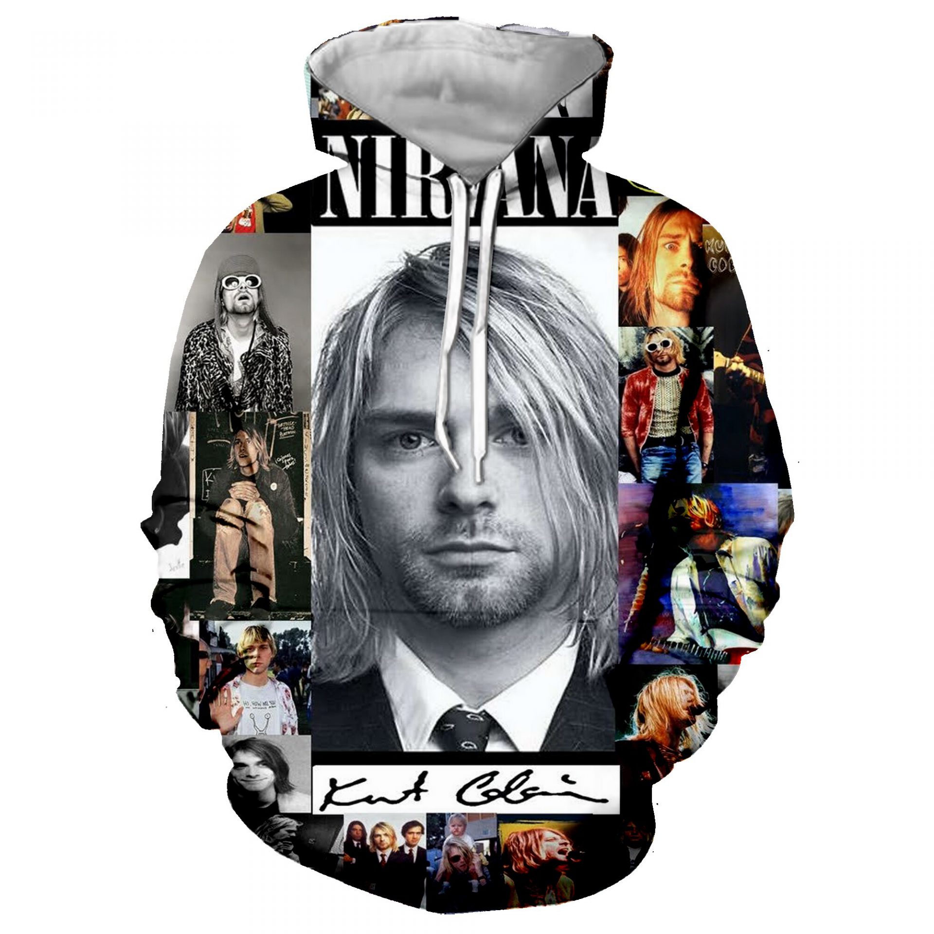 Nirvana Kurt Cobain Pullover Hoodie V1 Nirvana Kurt Cobain Pullover Hoodie V1