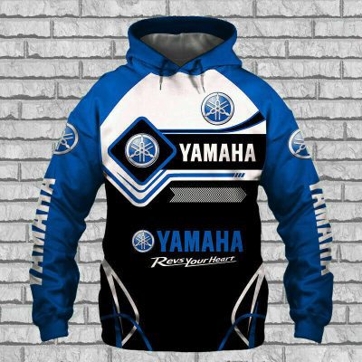 Yamaha Motorcycles 2022 Version Pullover Hoodie