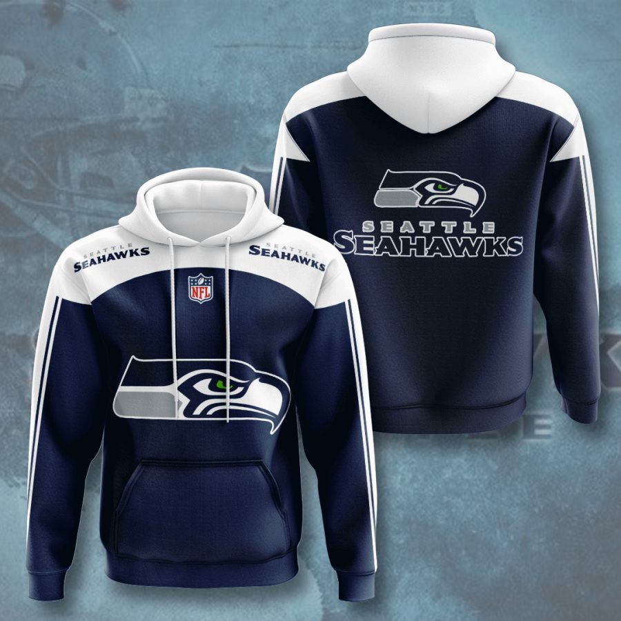 NFL Seattle Seahawks Logo Pullover Hoodie NFL Seattle Seahawks Logo Pullover Hoodie