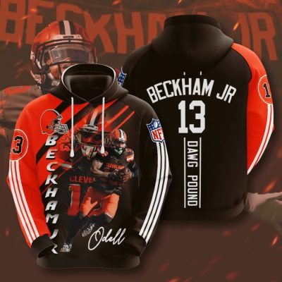 NFL Cleveland Browns Odell Beckham Jr. 13 Pullover Hoodie