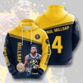 NBA Denver Nuggets Paul Millsap Pullover Hoodie