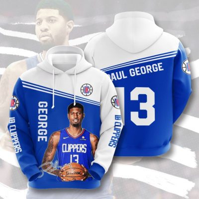 NBA Los Angeles Clippers Paul George Pullover Hoodie