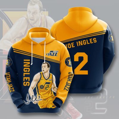 NBA Utah Jazz Joe Ingles Pullover Hoodie