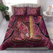 Maroons Rugby Bedding Set - Custom Maroons Kangaroo Bedding Set