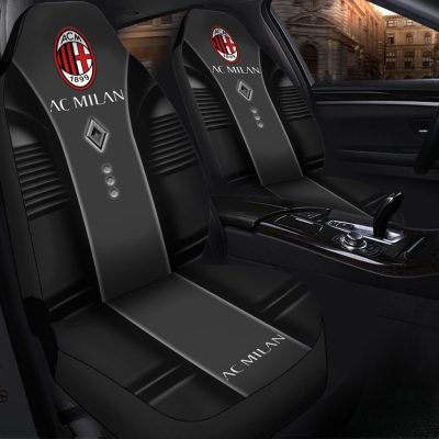 AC Milan Black Car Seat Covers