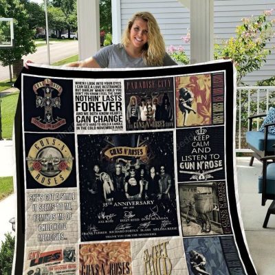 Guns N' Roses Quilt Blanket
