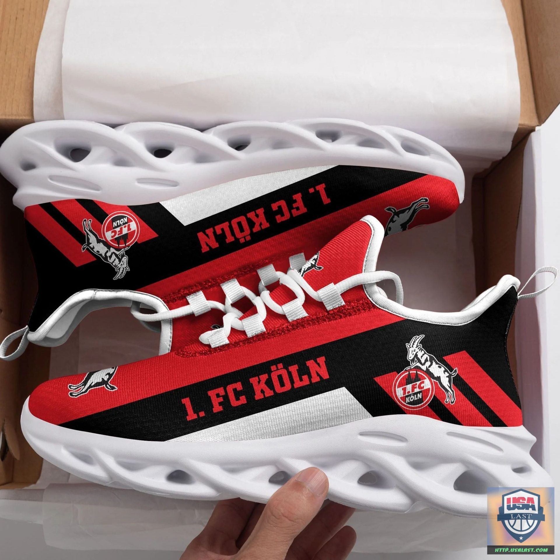 1. FC K?ln Red Black Max Soul Shoes 1. FC K?ln Red Black Max Soul Shoes