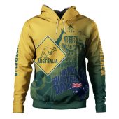 Australia Australia Day Custom Hoodie - Australia Coat Of Arms Kangaroo And Koala Sign Hoodie