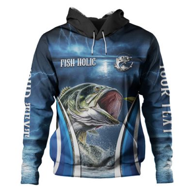 Australia Fishing Custom Hoodie - Jumping Barramundi Fishing  Hoodie
