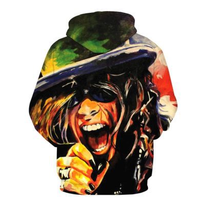 Aerosmith Steven Tyler Fan Art Pullover Hoodie