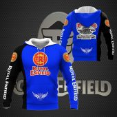 Royal Enfield Blue Pullover Hoodie