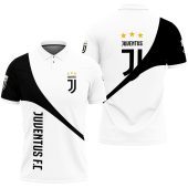 Juventus FC White Black Polo Shirt