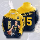 NBA Denver Nuggets Nikola Jokic Pullover Hoodie