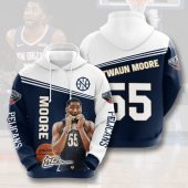 NBA New Orleans Pelicans E'Twaun Moore Pullover Hoodie