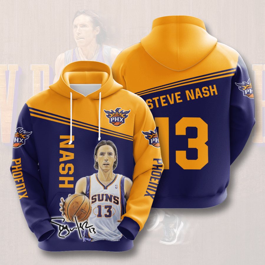NBA Phoenix Suns Steve Nash Pullover Hoodie NBA Phoenix Suns Steve Nash Pullover Hoodie