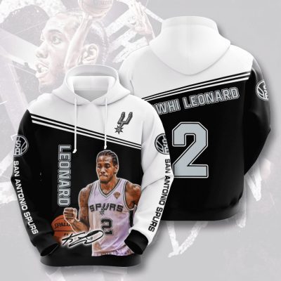 NBA San Antonio Spurs Kawhi Leonard Pullover Hoodie