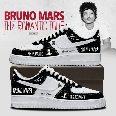 Romantic Tour 2026 - Bruno Mars Tour AF1 Shoes V2