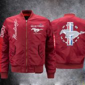 Ford Mustang Red Bomber Jacket
