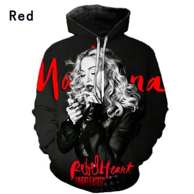 Madonna Red Pullover Hoodie