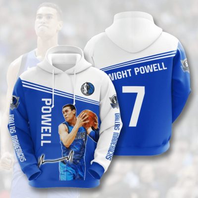 NBA Dallas Mavericks Dwight Powell Pullover Hoodie