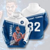 NBA Minnesota Timberwolves Karl-Anthony Towns Pullover Hoodie