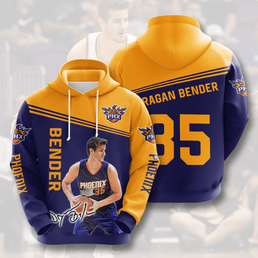 NBA Phoenix Suns Dragan Bender Pullover Hoodie NBA Phoenix Suns Dragan Bender Pullover Hoodie