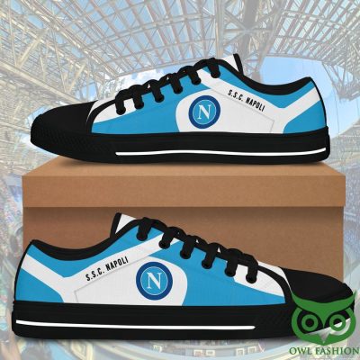 SSC Napoli Black White For Fans Low Top Shoes
