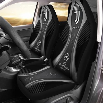 Juventus FC Champions Black Car Seat Covers V2